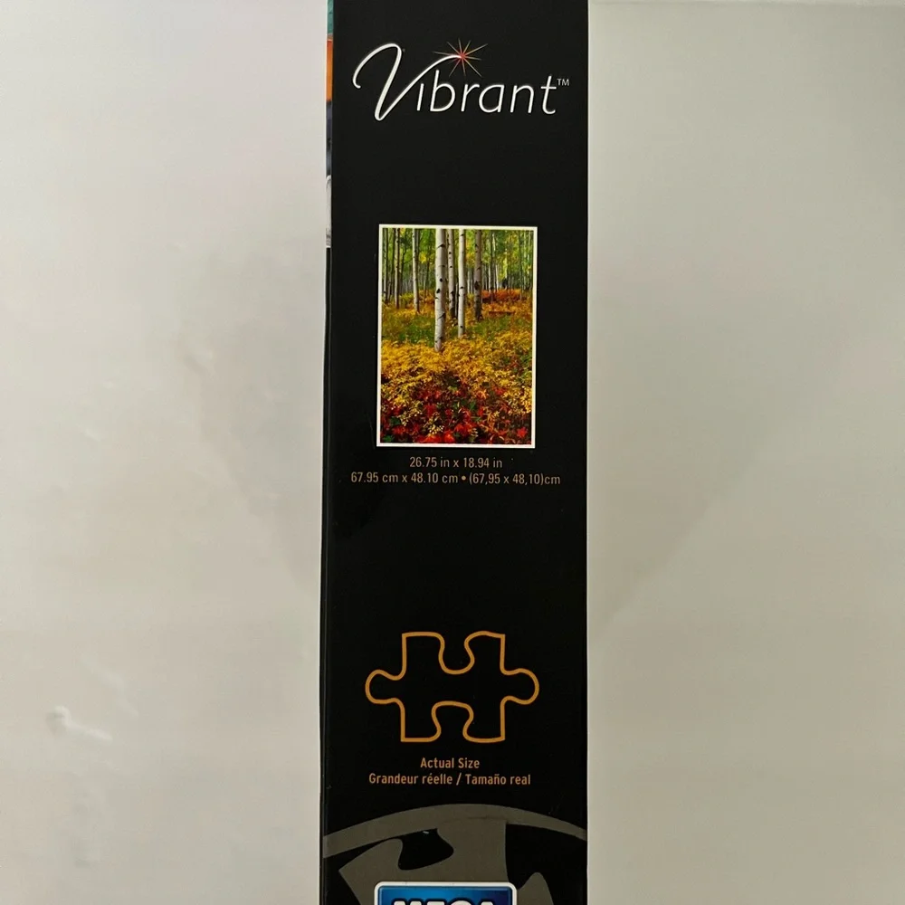 Vibrant Jigsaw Puzzle Mega Puzzlers 1000 Piece‎ Aspens, Autumn Colors 03 - New